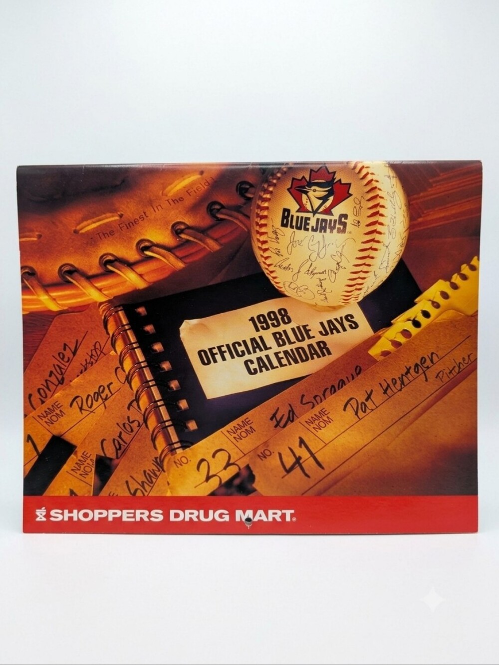 1998 🐦 Toronto Blue Jays Official Calendar (Shoppers Drug Mart)